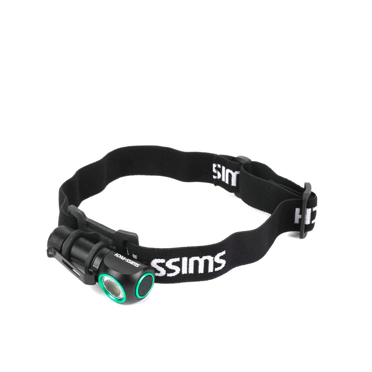 Swiss Tech 600lm Rechargeable Turbo Headlight - Compact Aluminium - 90m Beam Distance - 2 Hours Operation - SuperSaverAU - view 1