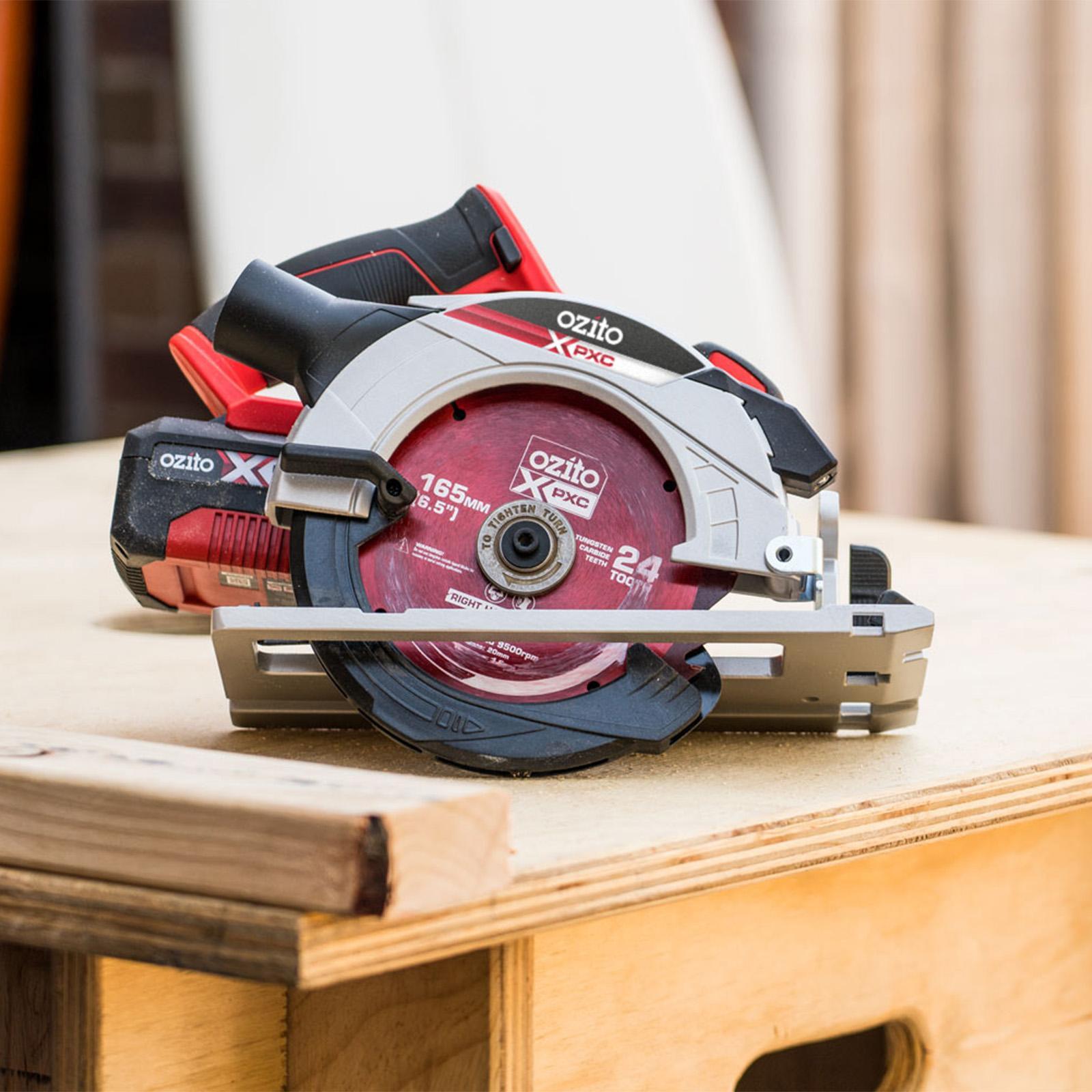 Ozito PXC 18V 165mm Cordless Circular Saw Skin Only PXCSS-165
