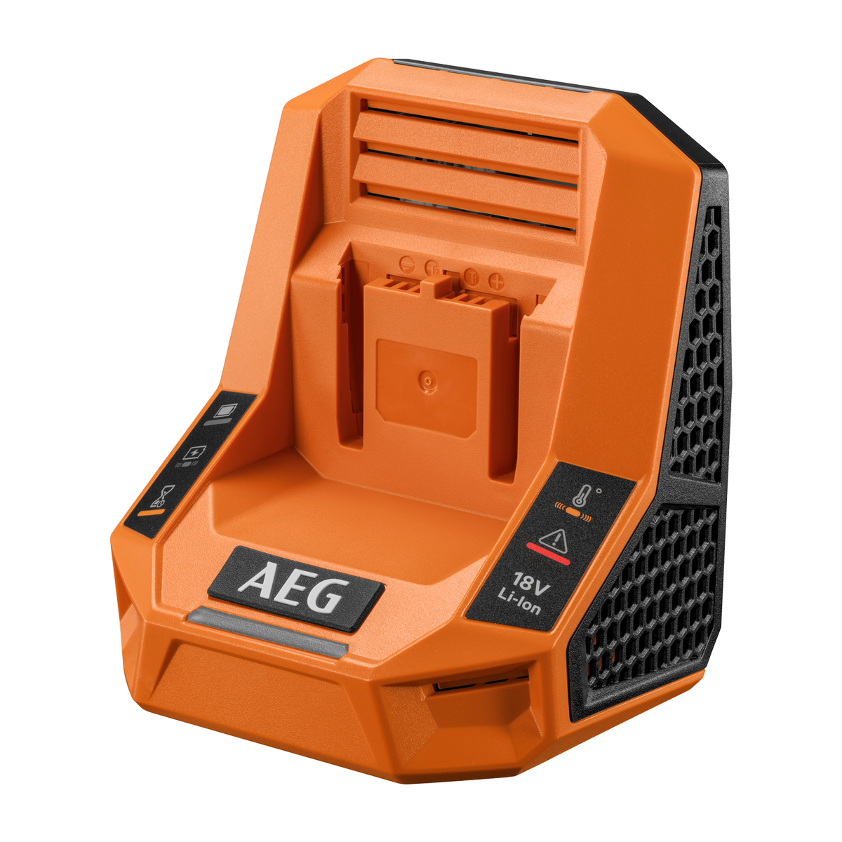 AEG 18V 6A Rapid Charger - Charges 6.0Ah Battery in 74 Minutes - Compact Design - SuperSaverAU - view 1