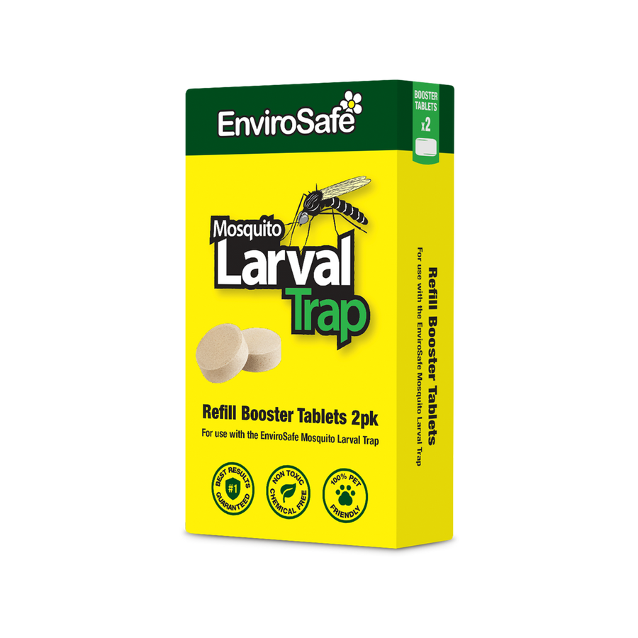 Envirosafe Mosquito Trap Booster Tablet 2 Pack - Targets Larvae - 50mm x 110mm - SuperSaverAU - view 1