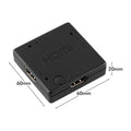 Antsig 4K Adaptor - HDMI 3 Way Switch - Compact - Plastic - Easy Use - SuperSaverAU - view 4