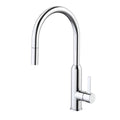 Clark Rated Chrome Lead Free Vixen Retractable Sink Mixer - 143mm x 455mm - Chrome Finish - Pull-Down Handpiece - SuperSaverAU - view 1