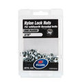 Zenith 3/16" Zinc Plated Nylon Lock Nut - 100 Pack