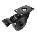 Easyroll Castor - 100mm - Black PVC - Swivel with Brake - SuperSaverAU - view 1