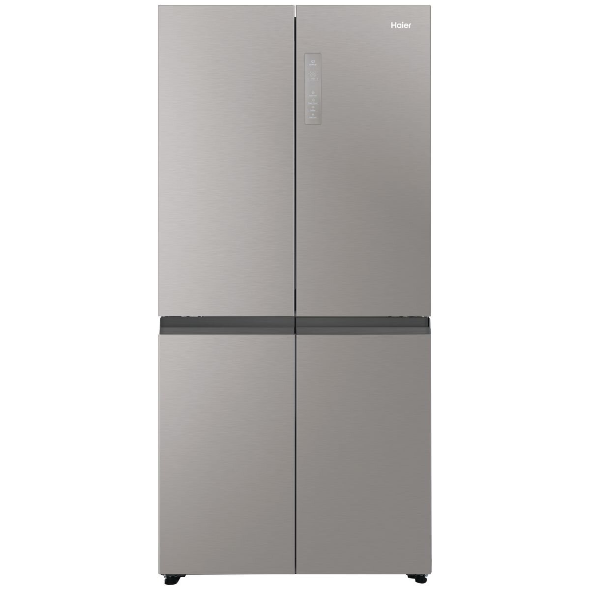 Haier 463L Quad Door Fridge - Satina Silver - 4 Star Energy Rating - Frost Free - Door Alarm - HRF530YS