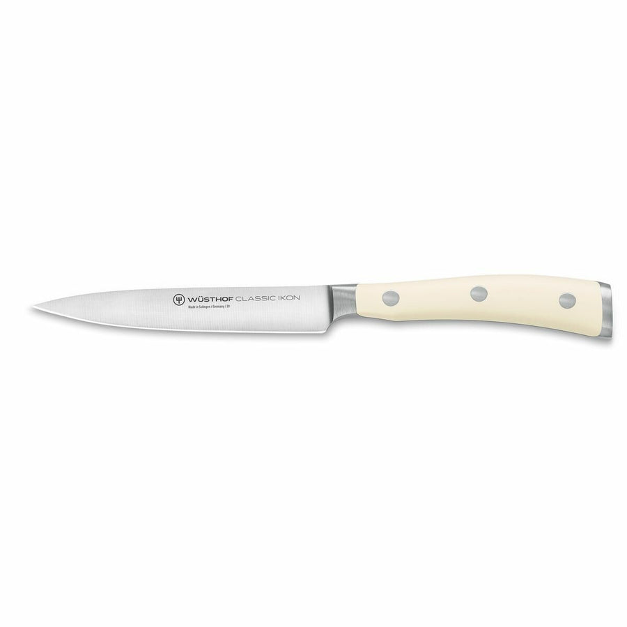 Wusthof Classic Ikon Utility Knife - Slim Narrow Blade with Three Rivet Handle - 4086-6-12W