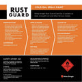 White Knight Rust Guard 400g Grey Cold Gal Zinc-Rich Galvanising Primer Spray Paint