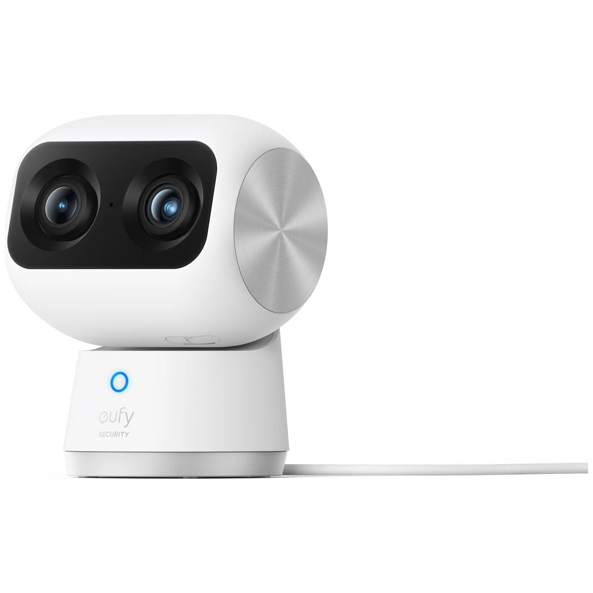 Eufy S350 Indoor Security Camera 4K - Dual Lens, 360° Pan and Tilt, AI Tracking, White - T8416T21