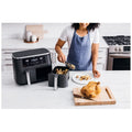 Ninja Foodi Max Dual Zone Air Fryer 9.5L - Black - Smart Finish, Match Cook, Six Functions - AF400