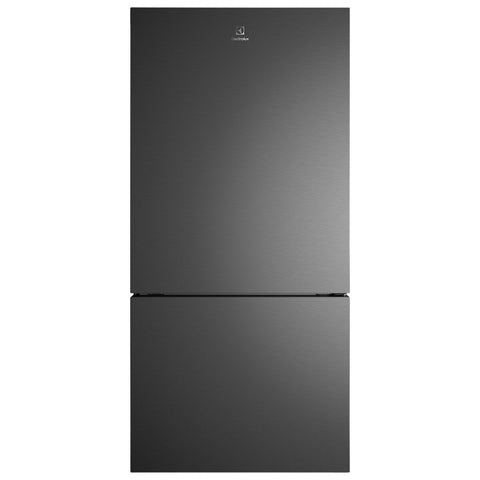 Electrolux 496L bottom mount fridge - matte black, TasteLockAuto crisper, 6 star rating - EBE5002BD-R