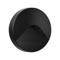Brilliant Black Sanur 2W 13cm Modern Outdoor Wall and Step Light Hardwired 22589/06