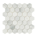 decor8 Florentine White Marble Tile 300x300x10mm Hexagonal Mosaic - SuperSaverAU - view 1