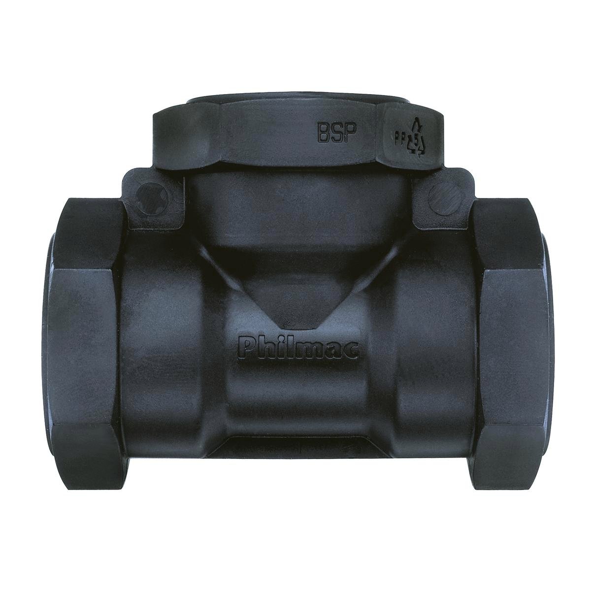 Philmac BSP Thread Pipe Tee 1 1/4 Inch Polypropylene UV Resistant - SuperSaverAU - view 1
