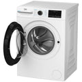 Beko 8kg Front Load Washing Machine - White, SteamCure Hygiene+, EnergySpin, ColdWash, Drum Clean - BFLB8010W