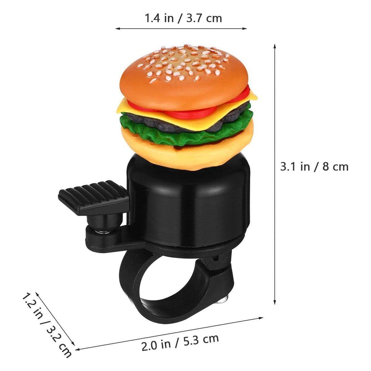 Bicycle Bell with Food Design, Loud Ring - Sandwich - view 4