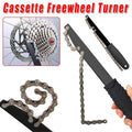 Bicycle Cassette Removal Tool, Chain Whip Flywheel Wrench for Bike Repair and Maintenance