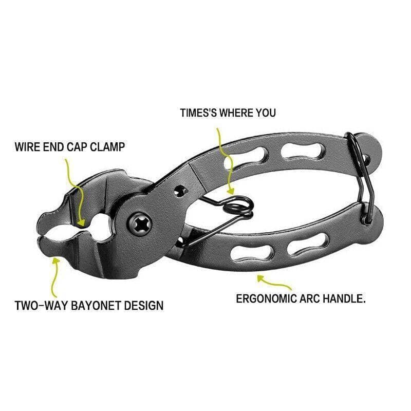 Bicycle Chain Tool Set, 3 Pieces with Pliers, Breaker and Hook - view 3