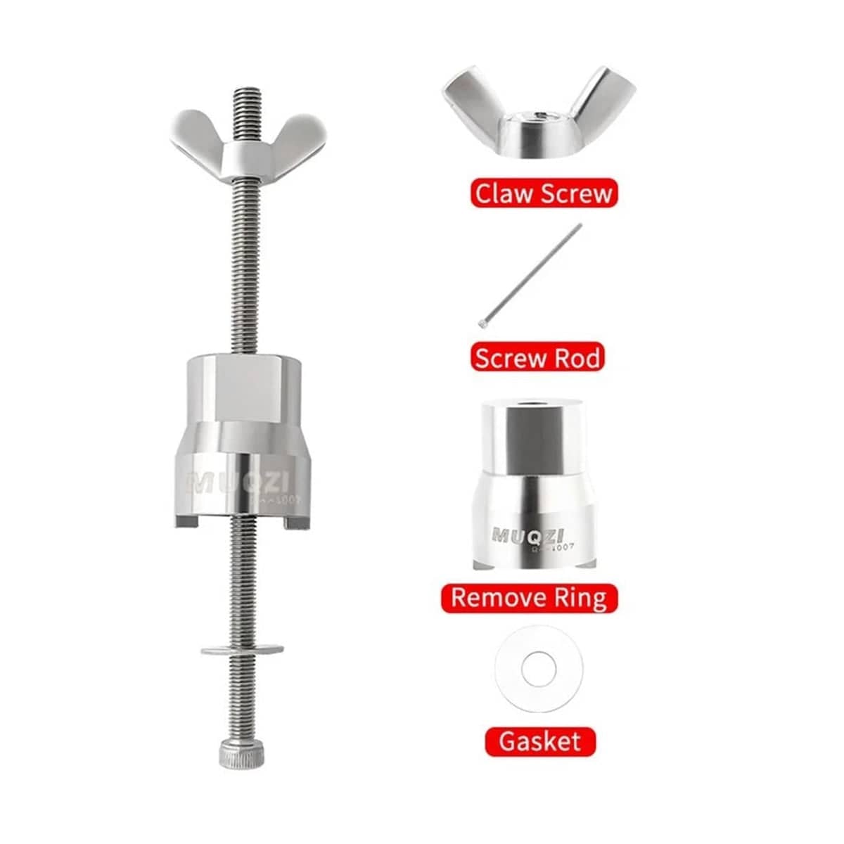 Bicycle Freehub Remover Tool, 155mm - Stainless Steel, Silver - view 5