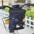 Bicycle Handlebar Bag, Front Hanging Storage Bag for Bikes - Black - view 5