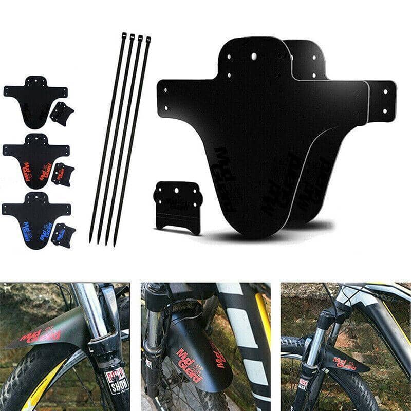 Bicycle Mudguard 22 x 26.5 cm with Mounting Straps - Blue - view 4