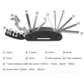 Bicycle Repair Kit with Saddle Bag, 16-In-1 Multi Tool and Mini Pump - view 4