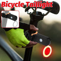 Bicycle Taillight with LED Ring and Hook-And-Loop Mounting
