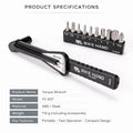 Bicycle Torque Wrench Repair Tool Kit with 10 Bits, Adjustable for Road Bikes - view 5