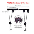 Bicycle Wall and Ceiling Hook with Pulley, Holds up to 40 kg - view 3