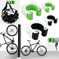 Bicycle Wall Mount Hook for Road and Mountain Bikes - Black, Road Bike 4 x 4 x 2 cm - view 4