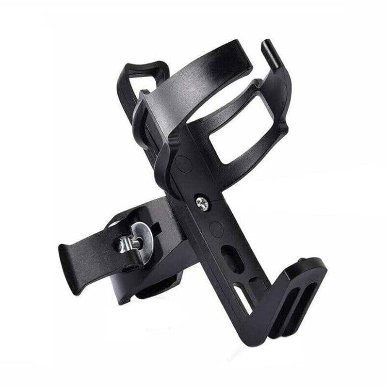 Bike Cup Holder with 360 Degree Rotating Quick-Release Clamp, Black - view 2