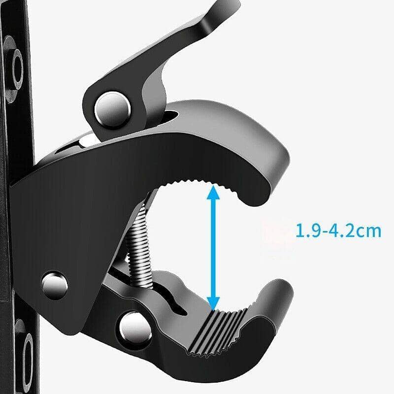Bike Cup Holder with 360 Degree Rotating Quick-Release Clamp, Black - view 3