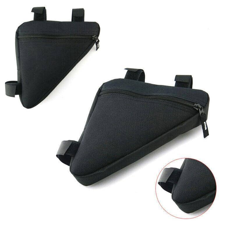 Bike Frame Triangle Bag, Black - Waterproof Cycling Pouch - view 3