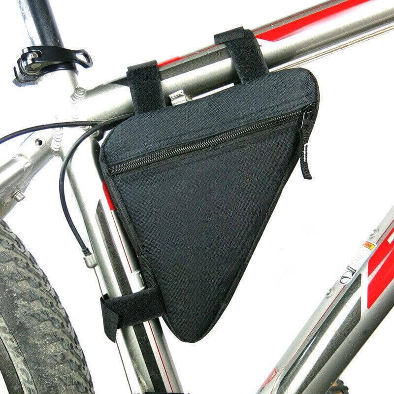 Bike Frame Triangle Bag, Black - Waterproof Cycling Pouch - view 5