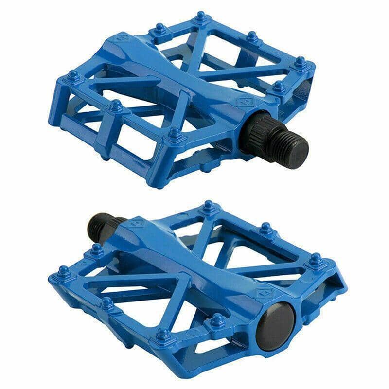 Bike Pedals, Alloy Mountain Road MTB Nonslip Cycling Pedals - Red - view 4