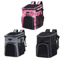 Bike Pet Bag Backpack for Cats and Small Dogs, Foldable - Black - view 3