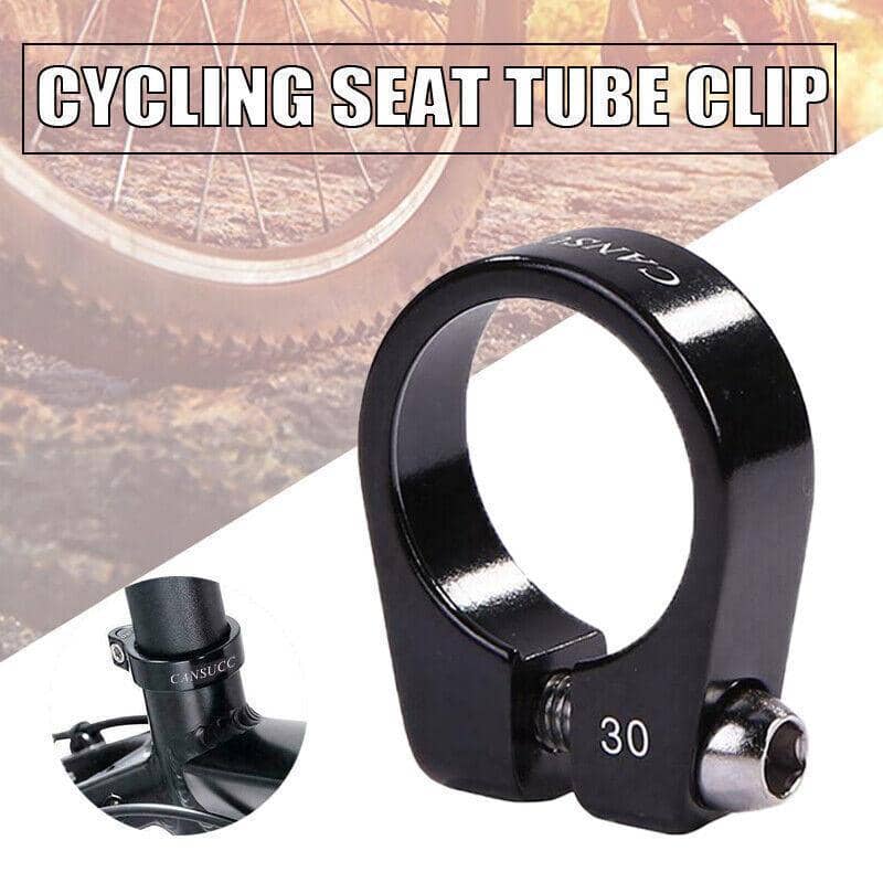 Bike Seatpost Clamp 30mm - Screw Lock for MTB, Balance Bike and Fixed-Gear
