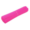 Bike Wheel Spoke Wrap Sleeves, 72 Pack for MTB and Bicycles - Pink