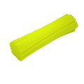 Bike Wheel Spoke Wrap Sleeves, 72 Pack for MTB and Bicycles - Yellow