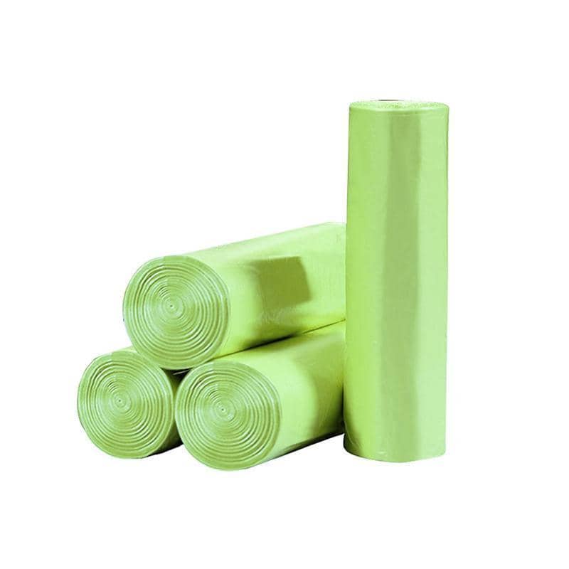 Biodegradable Bin Liners, Green, 45 x 50 cm - 10 Rolls (1,000 Bags)