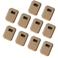 Biodegradable Pulp Soap Packaging Box Set of 10 with Front Window, Natural Kraft - view 2