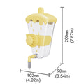 Bird Cage Hanging Automatic Trigger Water Feeder for Parrots, 320 ml - Yellow - view 4