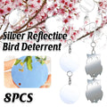 Bird Deterrent Reflector Mirrors, Pack of 8 - Owl Hanging - view 2