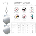 Bird Deterrent Reflector Mirrors, Pack of 8 - Owl Hanging - view 5