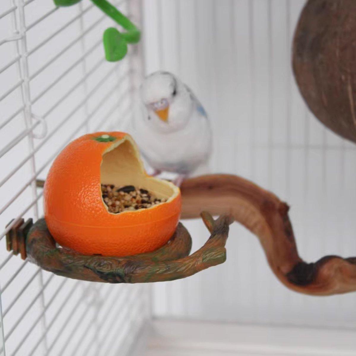 Bird Feeding Bowl with Cage Clamp - Corn - view 13