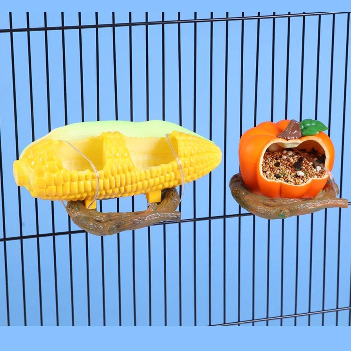 Bird Feeding Bowl with Cage Clamp - Corn - view 7