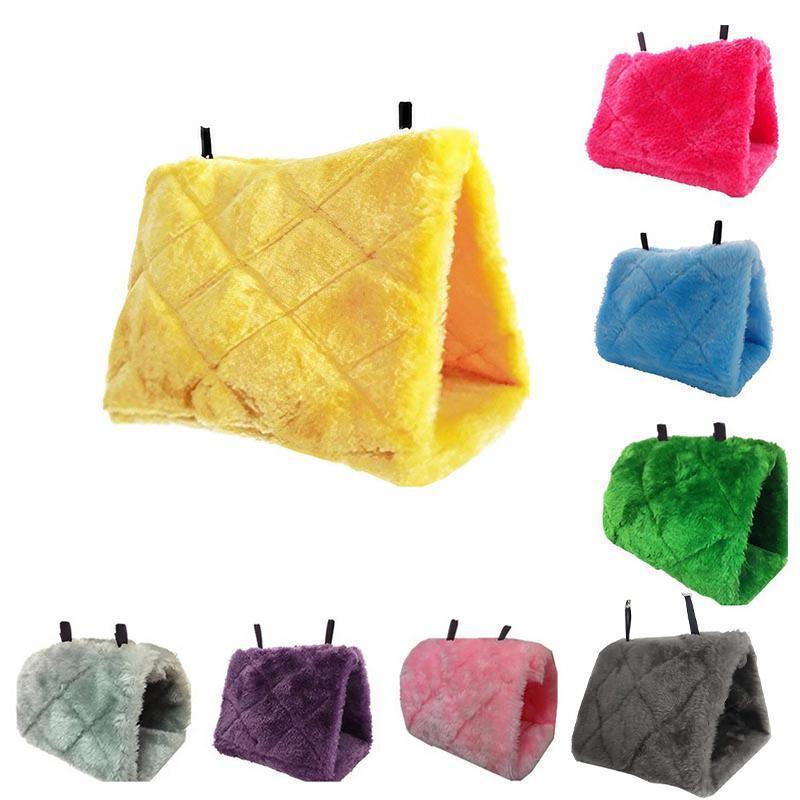Bird Hammock Hanging Hut, 17 x 11 x 13 cm - Yellow - view 3