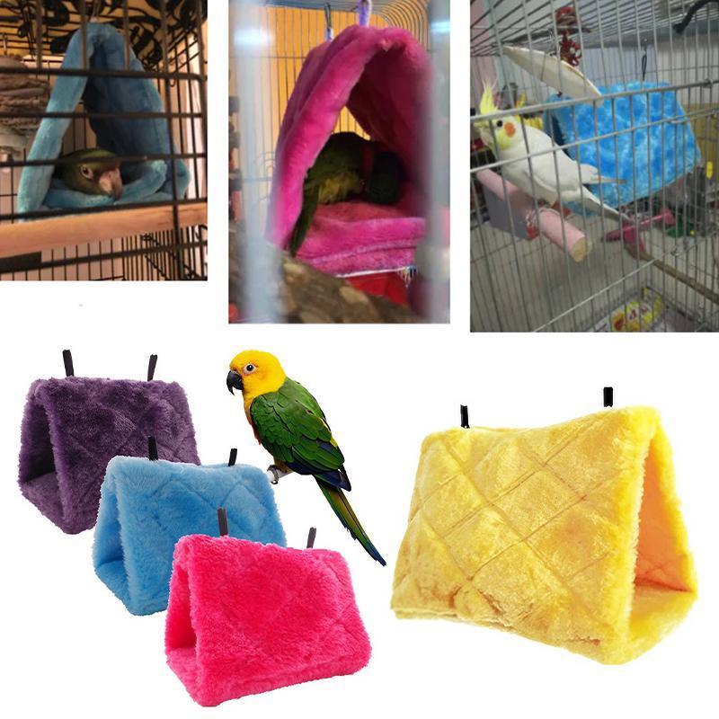 Bird Hammock Hanging Hut, 17 x 11 x 13 cm - Yellow - view 5