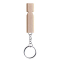 Bird Training Whistle with Keychain Attachment - Gold