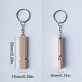 Bird Training Whistle with Keychain Attachment - Gold - view 4