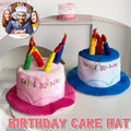 Birthday Cake Hat with Plush Candles - Pink - view 2